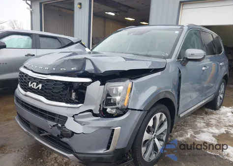 2022 Kia Telluride Ex z USA, uszkodzony, nr VIN 5XYP3DHC7NG307100